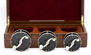 Joe Saracione Deluxe II Trout (Narrow) Boxed Reel Set