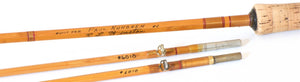R.L. Winston Bamboo Fly Rod SF-era 9' 2/2 4 7/8 oz. - rod sections with wraps