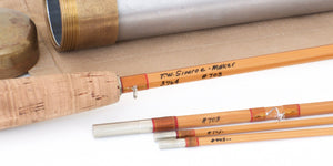 Simroe, Ted -- 7'6 4wt Bamboo Rod - handle grip and reel seat detail