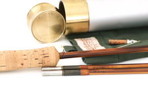 Bob Summers Model 856 Bamboo Rod 8' 2/2 #5/6 - rod sections with wraps and hardware