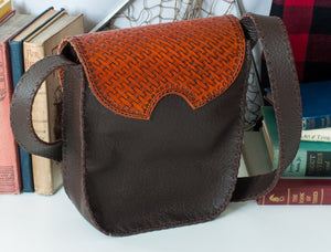 Annie Margarita Leather "Brookie" Satchel