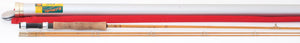 R.L. Winston Bamboo Fly Rod SF-era 8'6" 2/2 3 3/4 oz. - rod sections with guides and wraps