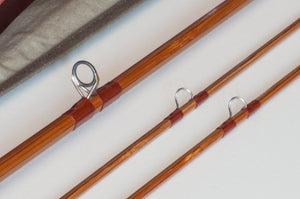 Orvis Wes Jordan 7'6 2/2 5wt Bamboo Rod with Leather Tube