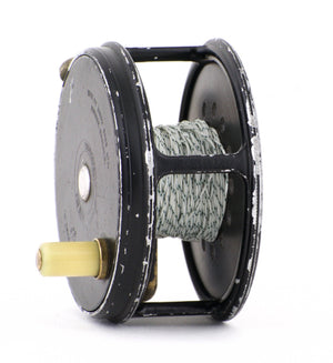 Hardy Perfect 3" Wide Drum Fly Reel w/ War-Time Black Finish