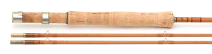 R.L. Winston Bamboo Fly Rod 7'6" 2/2 #4/5 - maker signature and rod markings