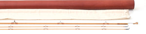 R.L. Winston Bamboo Rod (w/ Arne Mason Case) 8' 2/2 #5 - full rod assembled view