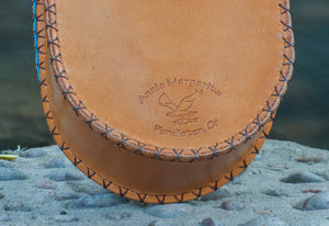 Annie Margarita Leather Reel Case - "Double Flip"