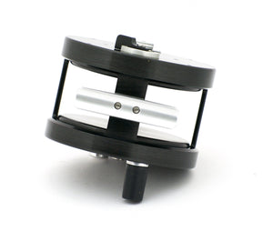 Bogdan Model 400 Fly Reel and Spare Spool - RHW All-Black