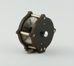 William Mills & Son Original "Fairy" Raised Pillar / Hard Rubber Fly Reel