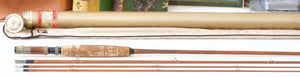 Heddon #50 Deluxe President 8'6" - 5wt 3/2 Bamboo Fly Rod