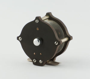 William Mills & Son Original "Fairy" Raised Pillar / Hard Rubber Fly Reel