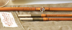 Bob Summers Model 275 Deluxe Bamboo Rod 7'6" 2/2 #4 - overall view