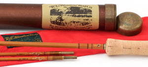 R.L. Winston Bamboo Fly Rod 7'6" 2/2 #4/5 - full rod assembled view