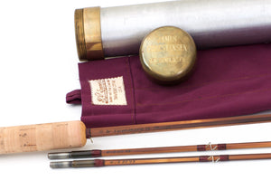 Bob Summers Midge Deluxe Bamboo Rod 6'4" 2/2 #4 - handle grip and reel seat detail