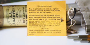 Bradford, J.A. (John) -- Legacy Bamboo Rod - 7'3 3/2 4-5wt