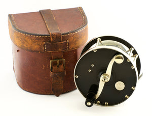 Edward Vom Hofe Model 423 Restigouche 6/0 Fly Reel with Leather Case - LHW
