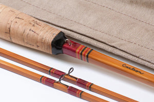 Carlson, Sam - early quad bamboo rod - 7'6 2/2 4-5wt 
