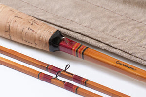 Carlson, Sam - early quad bamboo rod - 7'6 2/2 4-5wt