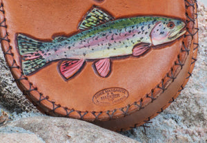 Annie Margarita Leather Reel Case - "Daily Limit"