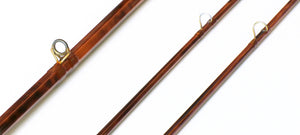 Bob Summers Model 856 Bamboo Rod 8' 2/2 #5/6 - rod sections with guides and wraps