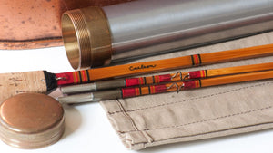 Carlson, Sam - early quad bamboo rod - 7'6 2/2 4-5wt