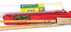 R.L. Winston Bamboo Fly Rod SF-era 8'6" 2/2 3 3/4 oz. - handle grip and reel seat detail