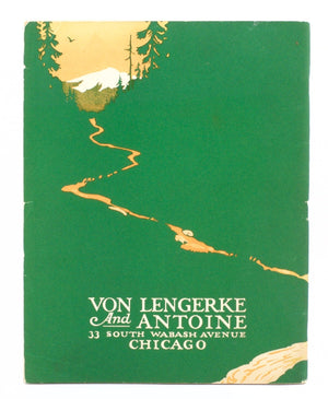 Von Lengerke & Antoine (VL&A) Tackle Catalog 1931