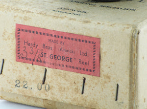 Hardy St. George 3 3/8" fly reel with original box