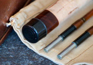 Walt Carpenter Browntone 7'6 2/2 5wt Bamboo Rod - Mint