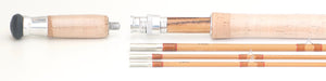 Simroe, Ted -- 10' 6wt Bamboo Switch Rod - rod sections with wraps and hardware