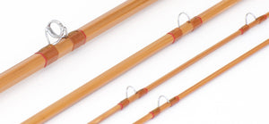 Simroe, Ted -- 10' 6wt Bamboo Switch Rod - rod sections with guides and wraps