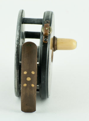 Hardy Contracted Brass Face Perfect 3 1/8" Fly Reel - open ball race!