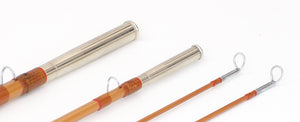 Simroe, Ted -- 10' 6wt Bamboo Switch Rod - rod sections with guides and wraps