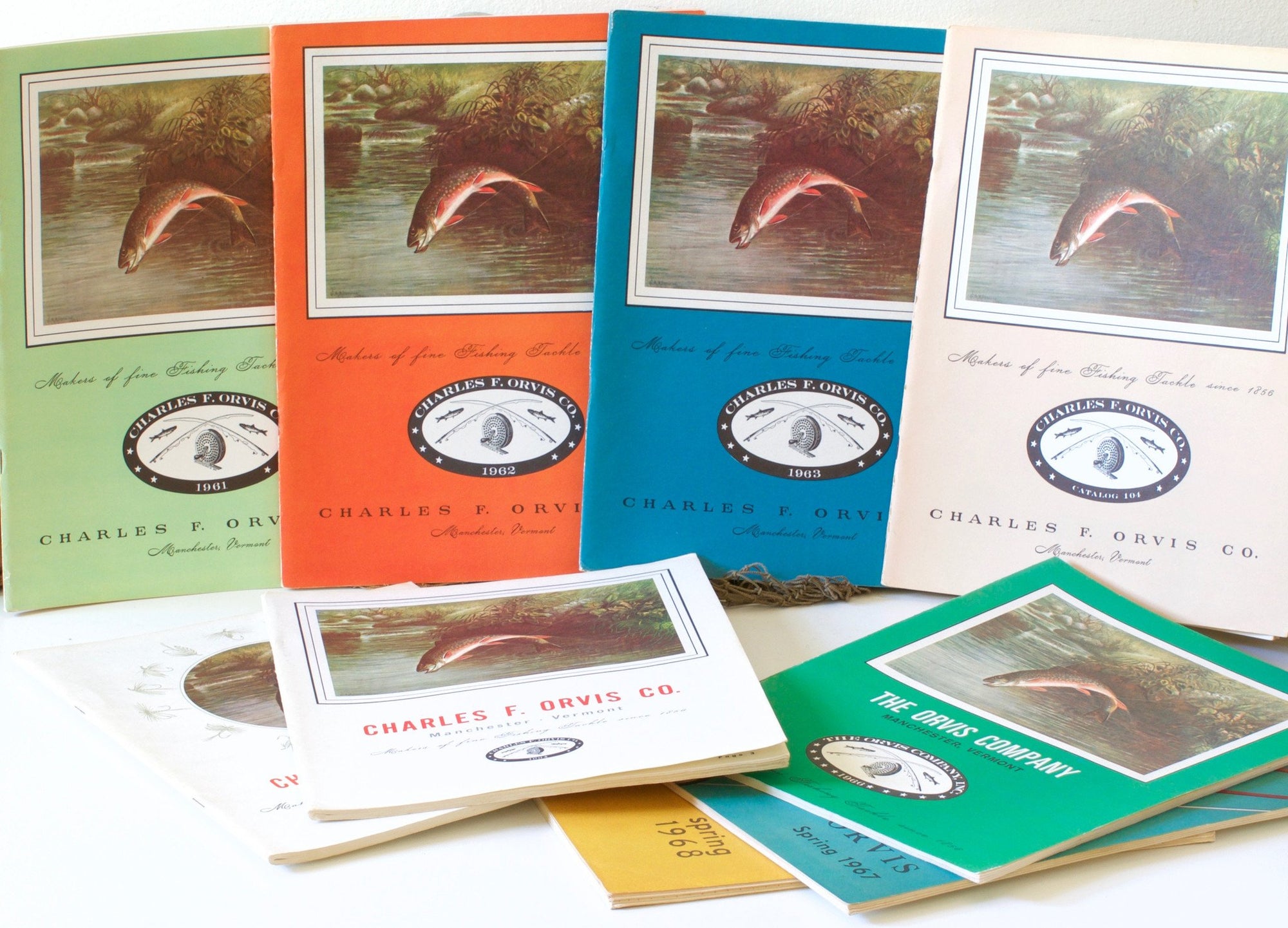 Orvis Fishing Tackle Catalogs - Complete Set from the 1960s