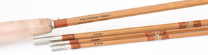 Simroe, Ted -- 10' 6wt Bamboo Switch Rod - ferrules and tip tops detail