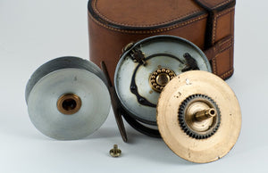 Hardy Contracted Brass Face Perfect 3 1/8" Fly Reel - open ball race!