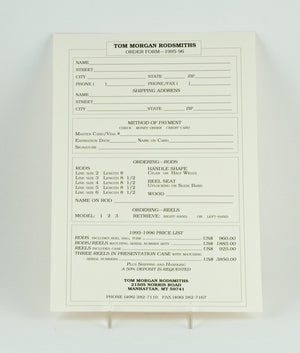 Tom Morgan Rodsmiths - 1995 Catalog
