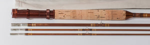 Phillipson Peerless Bamboo Rod 8' 3/2 5wt - rod sections with guides and wraps