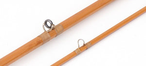 R.L. Winston Bamboo Rod 9' 2/1 #7 - rod sections with guides and wraps
