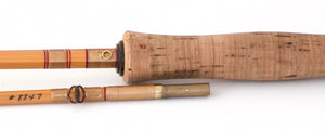 R.L. Winston Bamboo Rod 9' 2/1 #7 - handle grip and reel seat detail