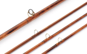 Bob Summers Model 8689 Bamboo Rod 8'6" 3/3 #8/9 - rod sections with guides and wraps