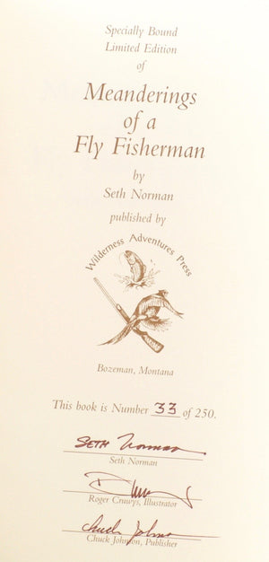 Norman, Seth - Meanderings of a Fly Fisherman