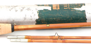 Edwards, E.W. -- Extremely Scarce Signed 7' De Luxe Bamboo Rod