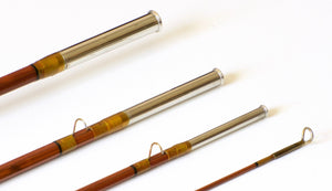 Phillipson Smuggler Bamboo Rod - rod sections with guides and wraps