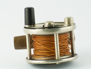 Montague / US Net & Twine nickel silver fly reel - size 60yd