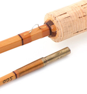R.L. Winston Prototype Bamboo Rod 8'3" 2/1 #5 - handle grip and reel seat detail