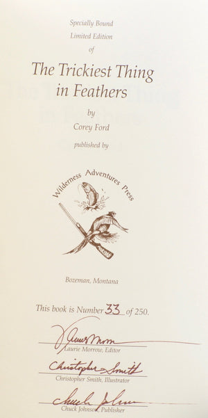 Ford, Corey - The Trickiest Thing in Feathers