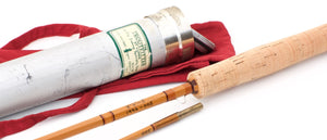 R.L. Winston Prototype Bamboo Rod 8'3" 2/1 #5 - maker signature and rod markings