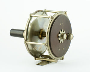 Julius Vom Hofe early raised pillar salmon reel - size 4/0