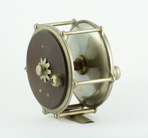 Julius Vom Hofe early raised pillar salmon reel - size 4/0